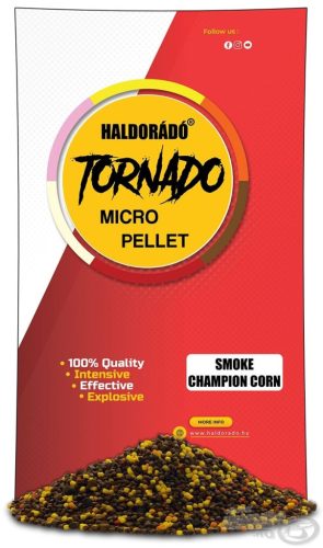 HALDORÁDÓ TORNADO Smoke Micro Pellet - Champion Corn 400 g