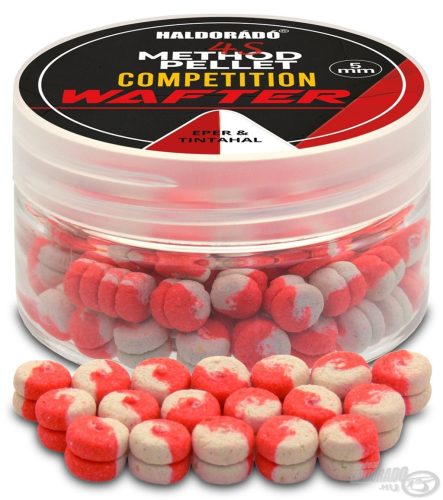 HALDORÁDÓ 4S Method Pellet COMPETITION 5 mm - Eper & Tintahal 30 g / 5 mm
