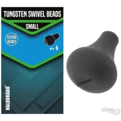   HALDORÁDÓ Tungsten Swivel Beads Small - Volfrám végszerelék megütköztetõ gumi adapter 5 db/csg
