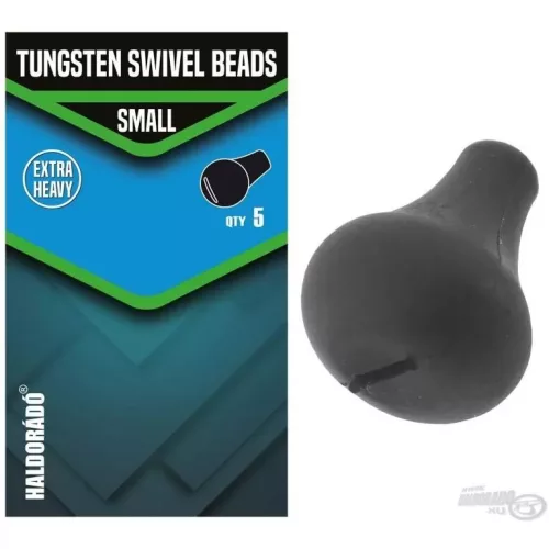 HALDORÁDÓ Tungsten Swivel Beads Small - Volfrám végszerelék megütköztetõ gumi adapter 5 db/csg