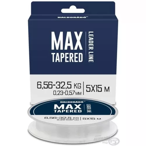 HALDORÁDÓ MAX TAPERED Leader 5x15 m - 0,23-0,57 mm 5x15 m