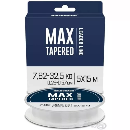 HALDORÁDÓ MAX TAPERED Leader 5x15 m - 0,26-0,57 mm 5x15 m