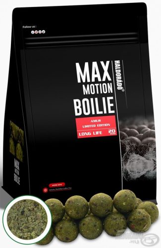 HALDORÁDÓ MAX MOTION Boilie Long Life 20 mm Limited Edition - Amur 850g