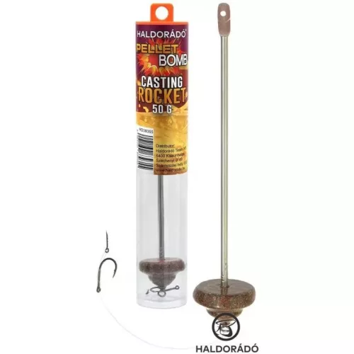 HALDORÁDÓ Pellet Bomb Casting Rocket 50 g - komlett fix végszerelék 1 db/csg