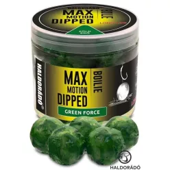   HALDORÁDÓ MAX MOTION Boilie Dipped 20 mm - Green Force 100 g / 20 mm