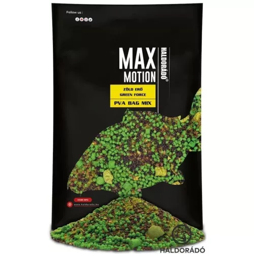 HALDORÁDÓ MAX MOTION PVA Bag Mix - Green Force 600 g