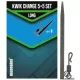HALDORÁDÓ Kwik Change 5+5 Set Long - extra gyors horogelőke kapocs + gumikúp, hosszú