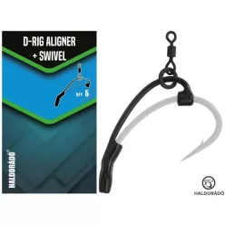  HALDORÁDÓ D-Rig Aligner + Swivel - horogbefordító mikroforgóval D-rig