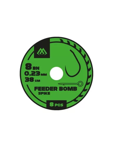 Mikado Feeder Bomb Csalitüskés Szakállnélküli Horog No. 10