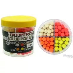   HALDORÁDÓ Quatro Fluo Pop Up Boilies 8 mm / 4 íz egy dobozban 50 g / 8 mm