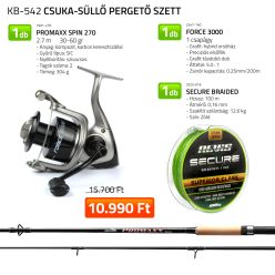   NEVIS Csuka-Süllő Pergető szett 1901-270+ 2247-130+ 3235-016