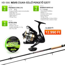  NEVIS Csuka-Süllő Pergető szett 1901-270+ 2309-340+ 3235-018