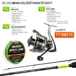  NEVIS Süllőző pergető szett  1436-214+ 2535-430+ 3225-016