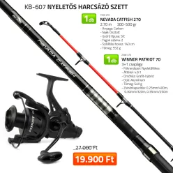 NEVIS Nyeletős Harcsázó szett  1550-270+ 2546-470