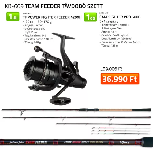 Team Feeder Team Feeder Távdobó szett  1842-420+ 2532-450