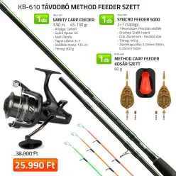   NEVIS Távdobó method feeder szett  1843-391+ 2542-650+ 8100-460