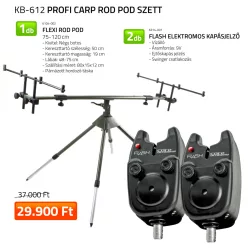 NEVIS Profi Carp Rod Pod szett  6104-002+ 2db 6314-001
