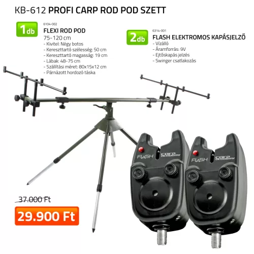 NEVIS Profi Carp Rod Pod szett  6104-002+ 2db 6314-001
