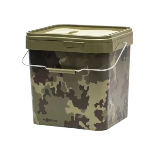 Korda Camo Bucket - Terepmintás kocka vödör 17l