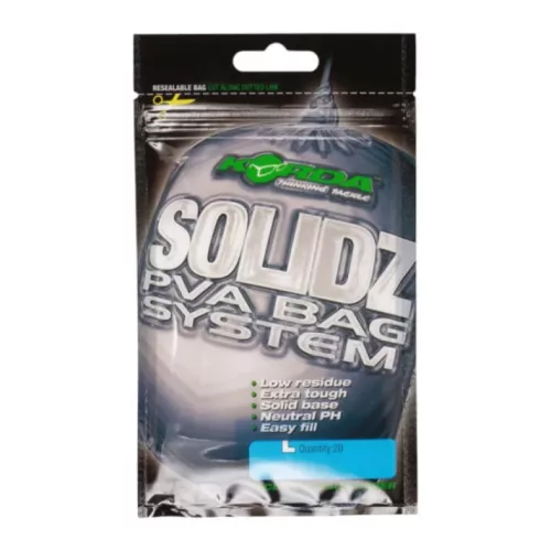 Korda Solidz PVA bags L, 85X110mm - 20 Bags