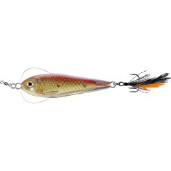 LIVETARGET FLUTTER SHAD JIGGING SPOON GOLD/RED50 MM 11 G