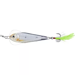 LIVETARGET FLUTTER SHAD JIGGING SPOON GLOW/PEARL 50 MM 11 G
