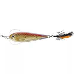 LIVETARGET FLUTTER SHAD JIGGING SPOON GOLD/RED55 MM 14 G