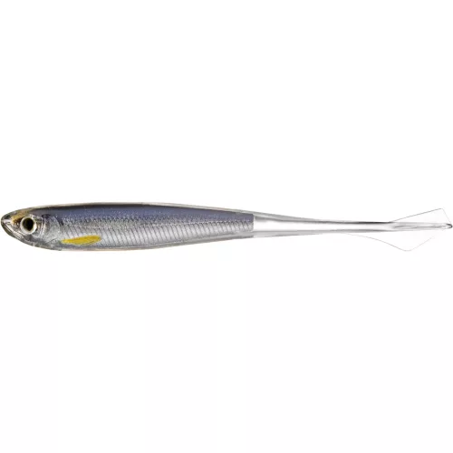 LIVETARGET GHOST TAIL MINNOW DROPSHOT BAIT SILVER/SMOKE 95 MM