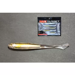   LIVETARGET GHOST TAIL MINNOW DROPSHOT BAIT SILVER/BROWN 95 MM