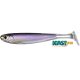 LIVETARGET SLOW-ROLL SHINER PADDLE TAIL SILVER/PURPLE 100 MM