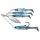 LIVETARGET MINNOW SPINNER RIG PURPLE BLUE/SILVER SMALL 7 G