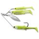LIVETARGET MINNOW SPINNER RIG PURPLE CHARTREUSE/SILVER SMALL 7 G