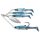 LIVETARGET MINNOW SPINNER RIG BLUE/SILVER SMALL 11 G