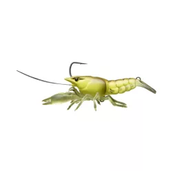  LIVETARGET LIVE CRAW FINESS BAIT  CHARTREUSE PUMPKIN 63MM 11G SLOW SINKING