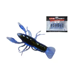   LIVETARGET 2.8" CRAWFISH UN-RIGGED BLUE / GREEN 71 MM  SINKING