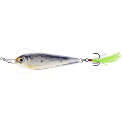 LIVETARGET FLUTTER SHAD GLOW/BLACK  70MG 28G