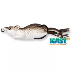   LIVETARGET MOUSE WALKING BAIT BROWN/WHITE 90 MM 28 G FLOATING
