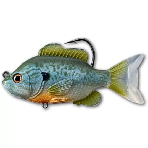 LIVETARGET SUNFISH SWIMBAIT NATURAL/BLUE PUMPKINSEED 90 MM 14 G SINKING