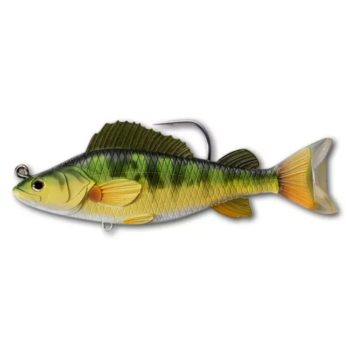 LIVETARGET YELLOW PERCH SWIMBAIT YELLOW/GREEN 113 MM 21 G SINKING