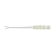 MUSTAD AJI HELLGRAMITE 2   CLEAR LUMINOUS SILVER GLITTER 12DB/CSOMAG