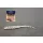 MUSTAD AJI BEAVER TAIL 2.5   CLEAR RAINBOW GLITTER 12DB/CSOMAG