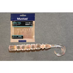 MUSTAD AJI CURLY TAIL 2.5   MELI MELO 12DB/CSOMAG
