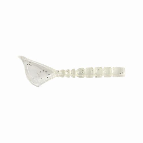 MUSTAD AJI PARACHUTE TAIL 1.7   CLEAR LUMINOUS SILVER GLITTER 12DB/CSOMAG