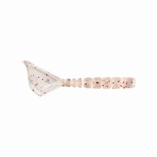 MUSTAD AJI PARACHUTE TAIL 1.7   UV CLEAR RED GLITTER 12DB/CSOMAG
