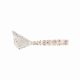 MUSTAD AJI PARACHUTE TAIL 1.7   CLEAR PURPLE GLITTER 12DB/CSOMAG