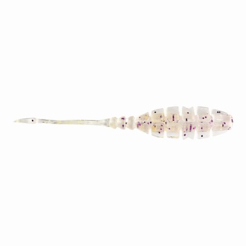 MUSTAD AJI WINGED BAIT 2   CLEAR PURPLE GLITTER 12DB/CSOMAG