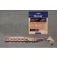 MUSTAD AJI PADDLE TAIL 2   UV CLEAR RED GLITTER 12DB/CSOMAG