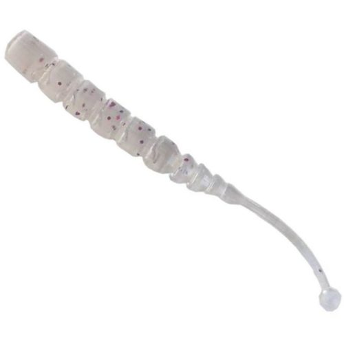 MUSTAD AJI BALL TAIL 2   CLEAR PURPLE GLITTER 12DB/CSOMAG