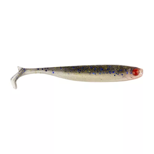 MUSTAD MEZASHI Z-TAIL MINNOW 3.5"BLUE DOT SARDINE 6DB/CSOMAG