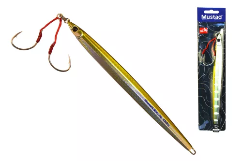 MUSTAD MEZASHI SLIM JIG 200MM 7.9" 150G 5.3OZ 003 SAND EEL